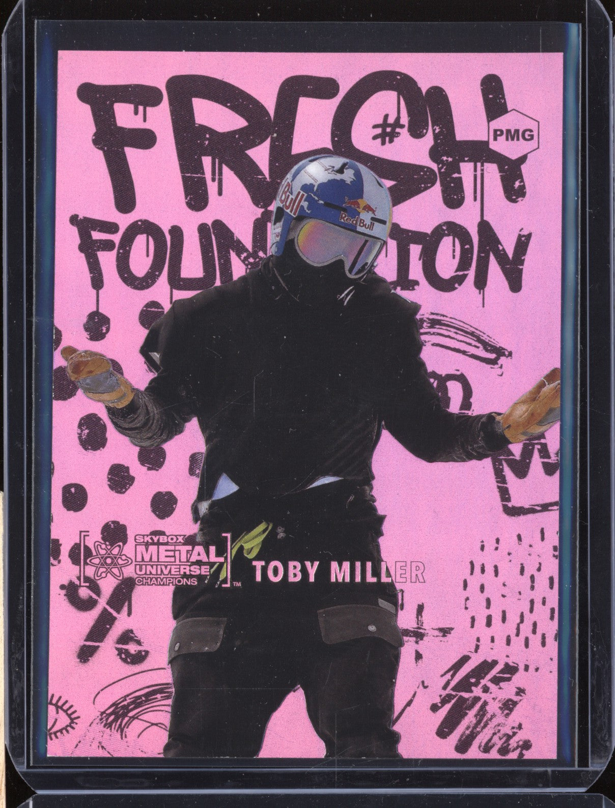 Toby Miller 2021 Upper Deck Metal Universe Fresh Foundation Pink PMG /75