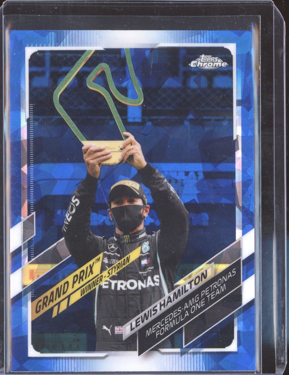 Lewis Hamilton 2021 Topps Chrome Formula One Sapphire 139