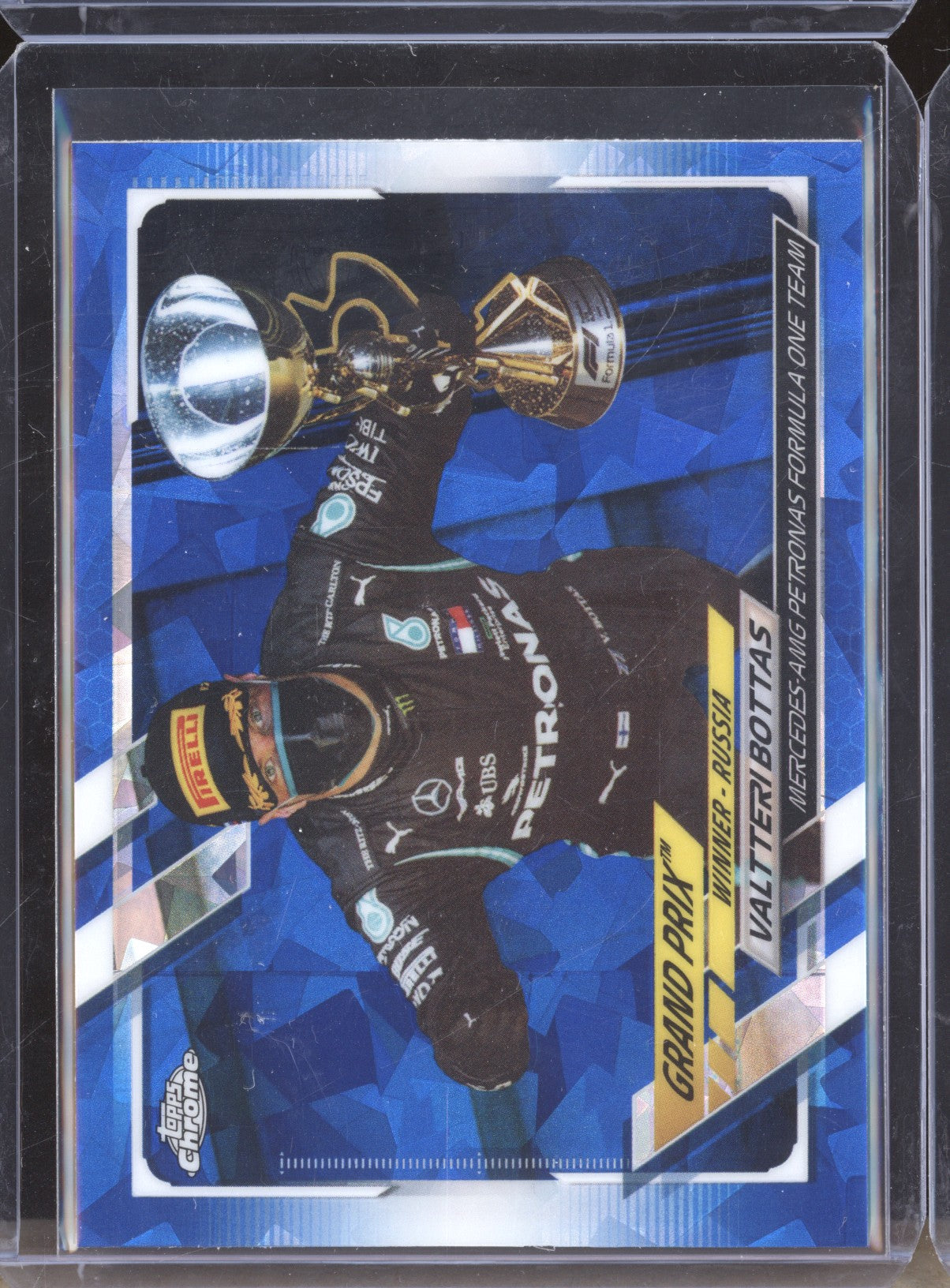Valtteri Bottas 2021 Topps Chrome Formula One Sapphire 147