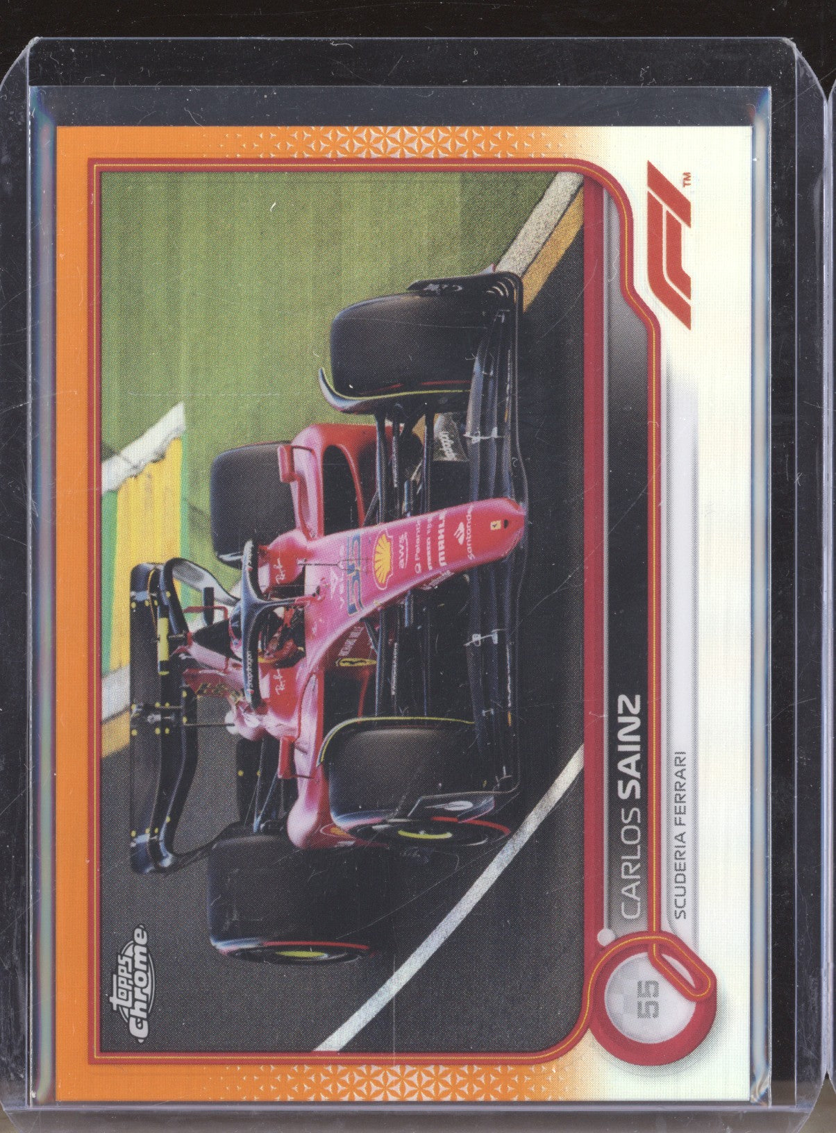 Carlos Sainz 2022 Topps Chrome Formula 1 31 Orange Red