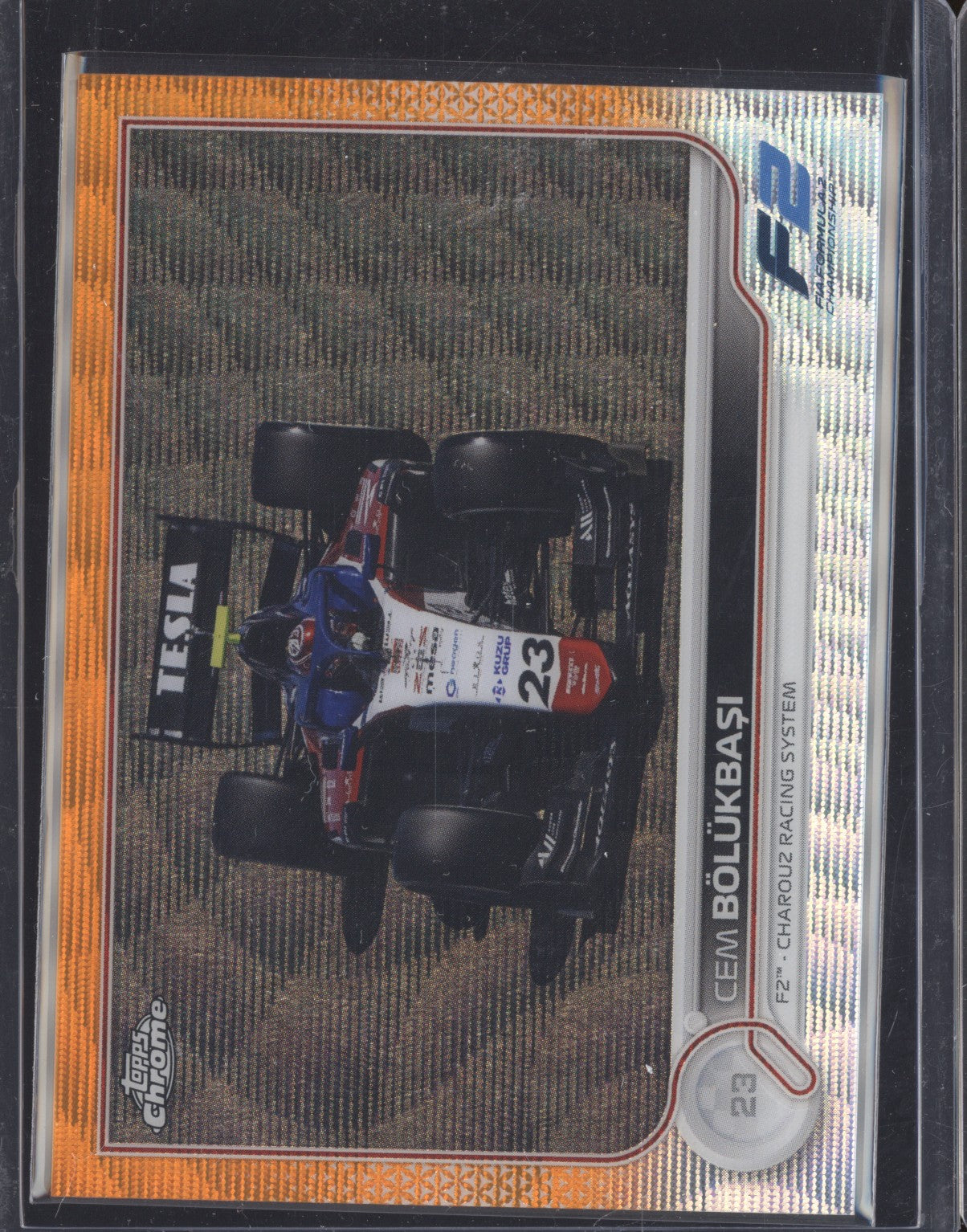 Cem Bolukbasi 2022 Topps Chrome Formula 1 148 Orange Wave 3/25