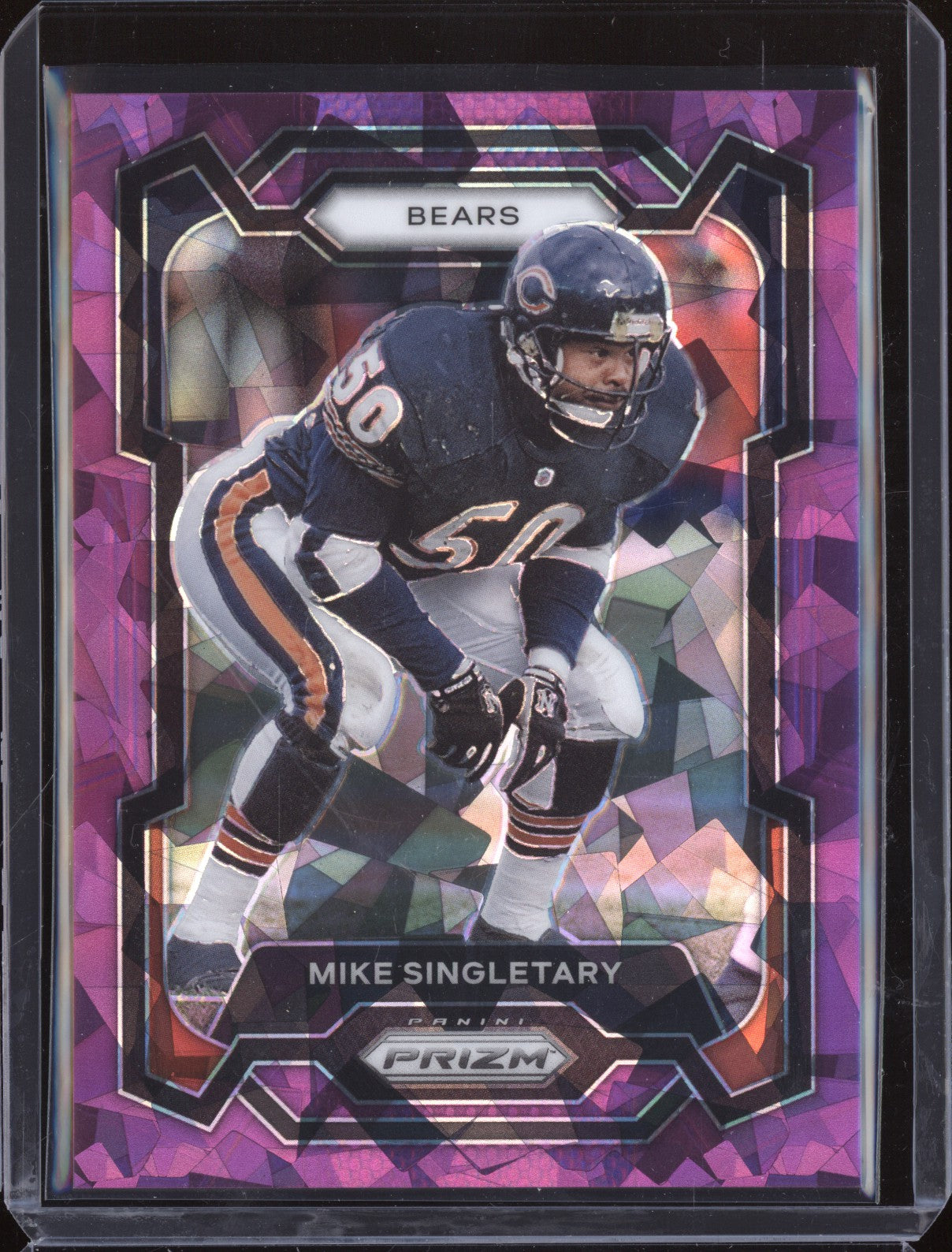 Mike Singletary 2023 Panini Prizm 54 Purple Ice 79/225