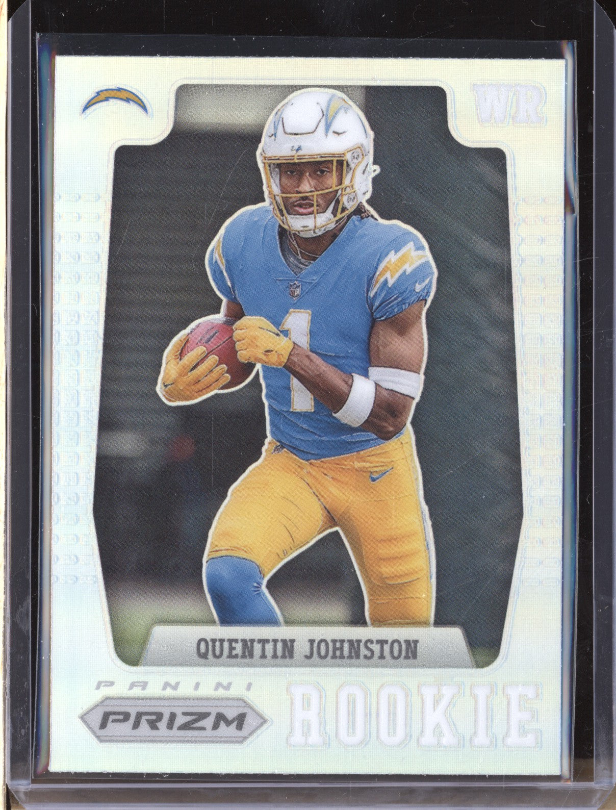 Quentin Johnston 2023 Panini Prizm PFR-9 Prizm Flashback Rookie Silver RC