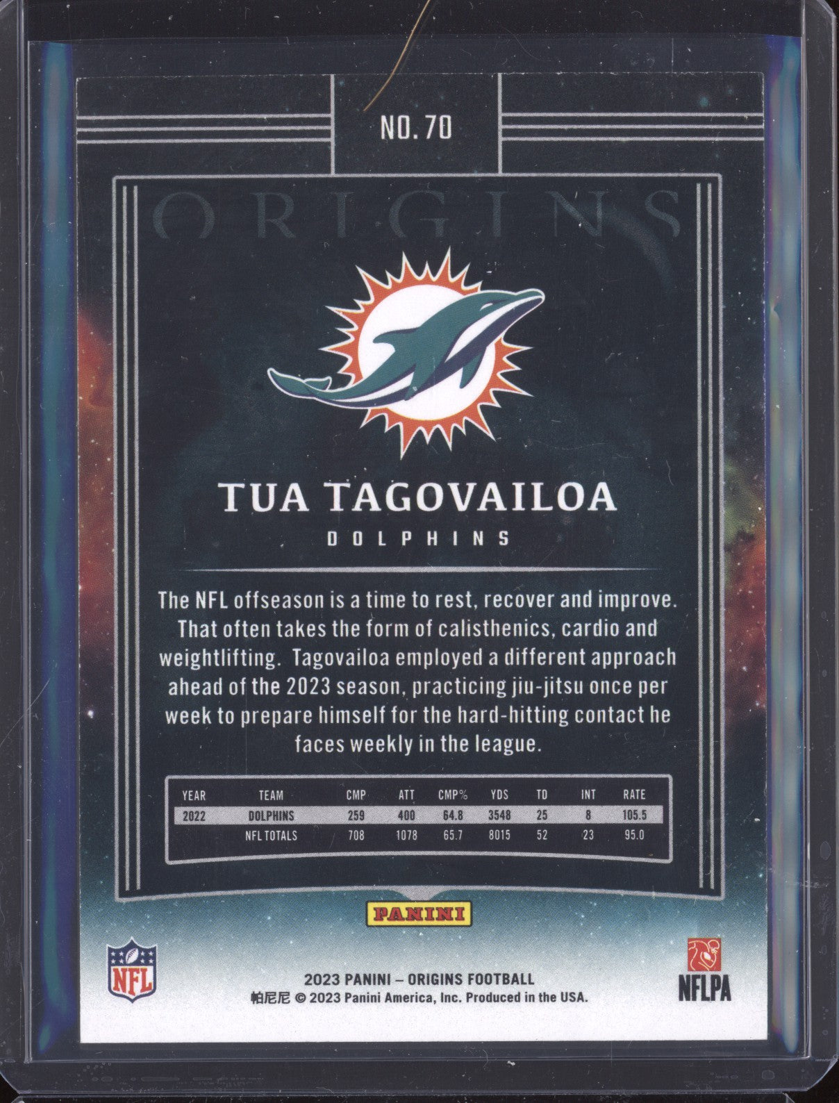 Tua Tagovailoa 2023 Panini Origins 70 Orange 35/125