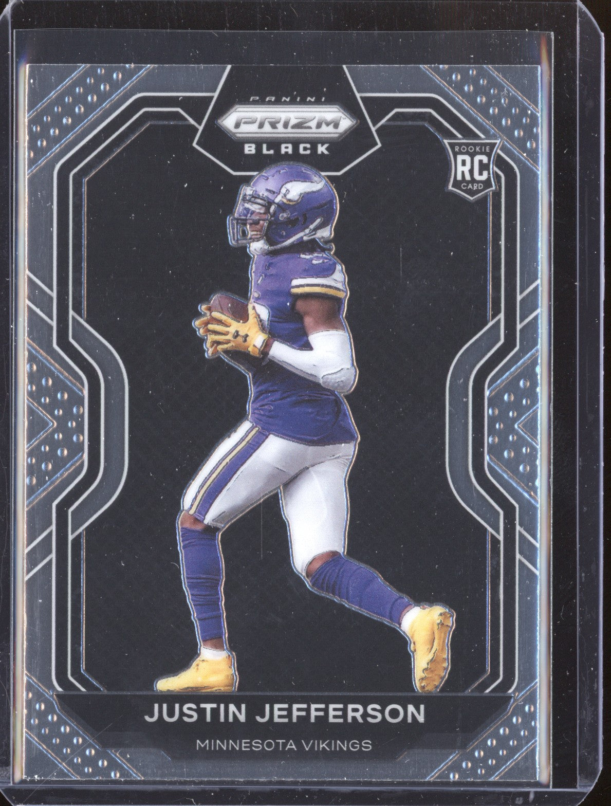 Justin Jefferson 2020 Panini Chronicles Prizm Black RC