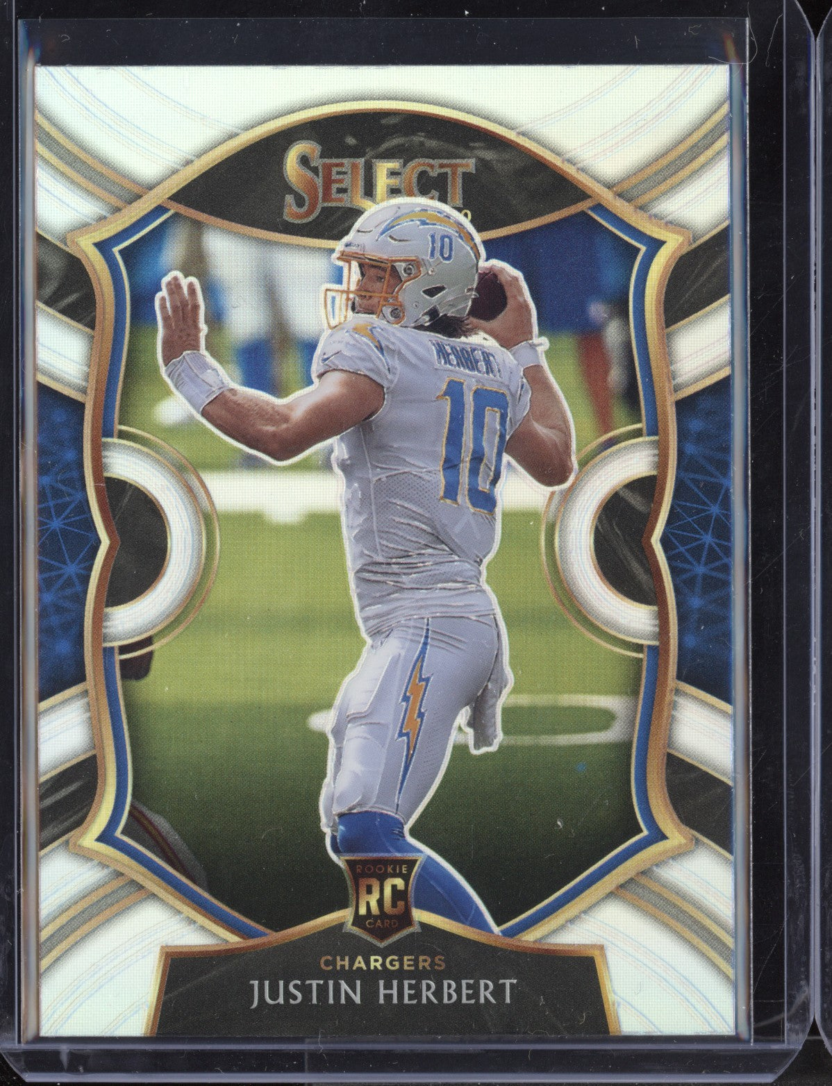 Justin Herbert 2020 Panini Select Concourse Silver RC