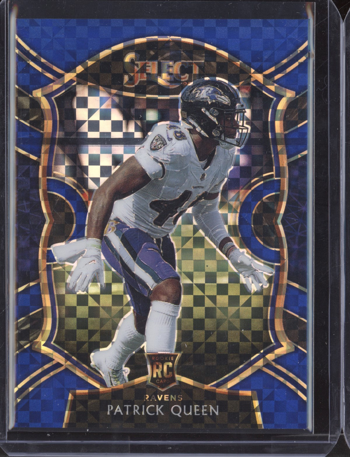 Patrick Queen 2020 Panini Select 93 Blue RC 52/175