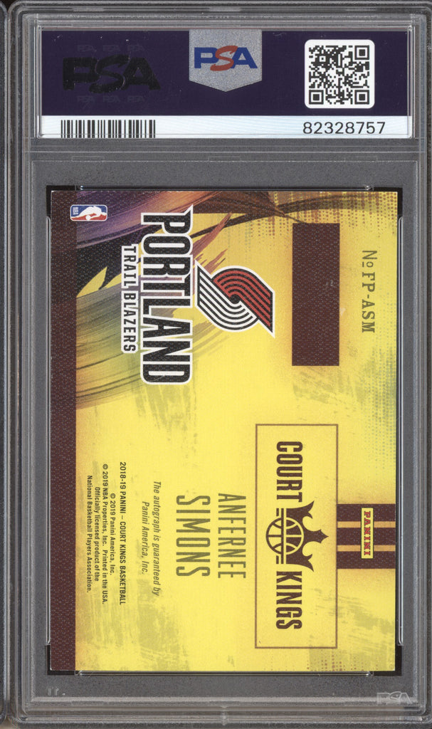 今のところ18000円可能ですANFERNEE SIMONS 2018 COURT KINGS RC PSA9