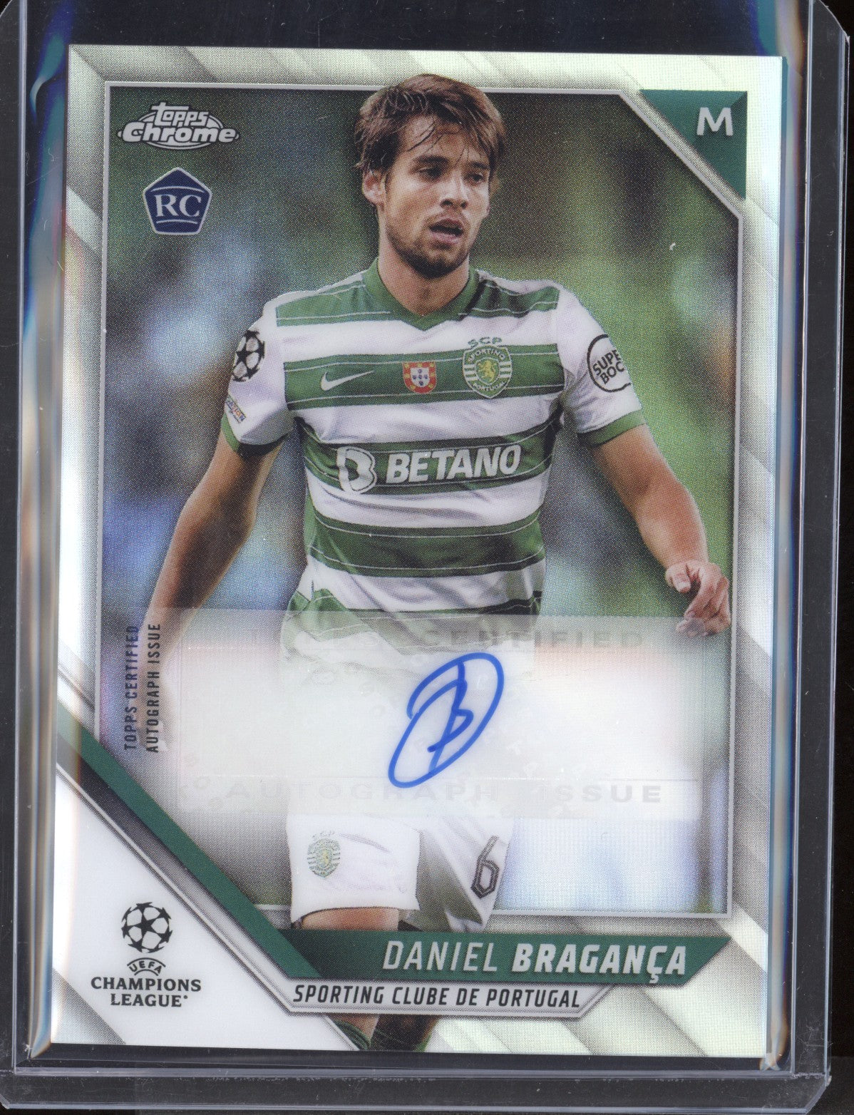 Daniel Braganca 2021/22 Topps Chrome UEFA Champions League Chrome Auto