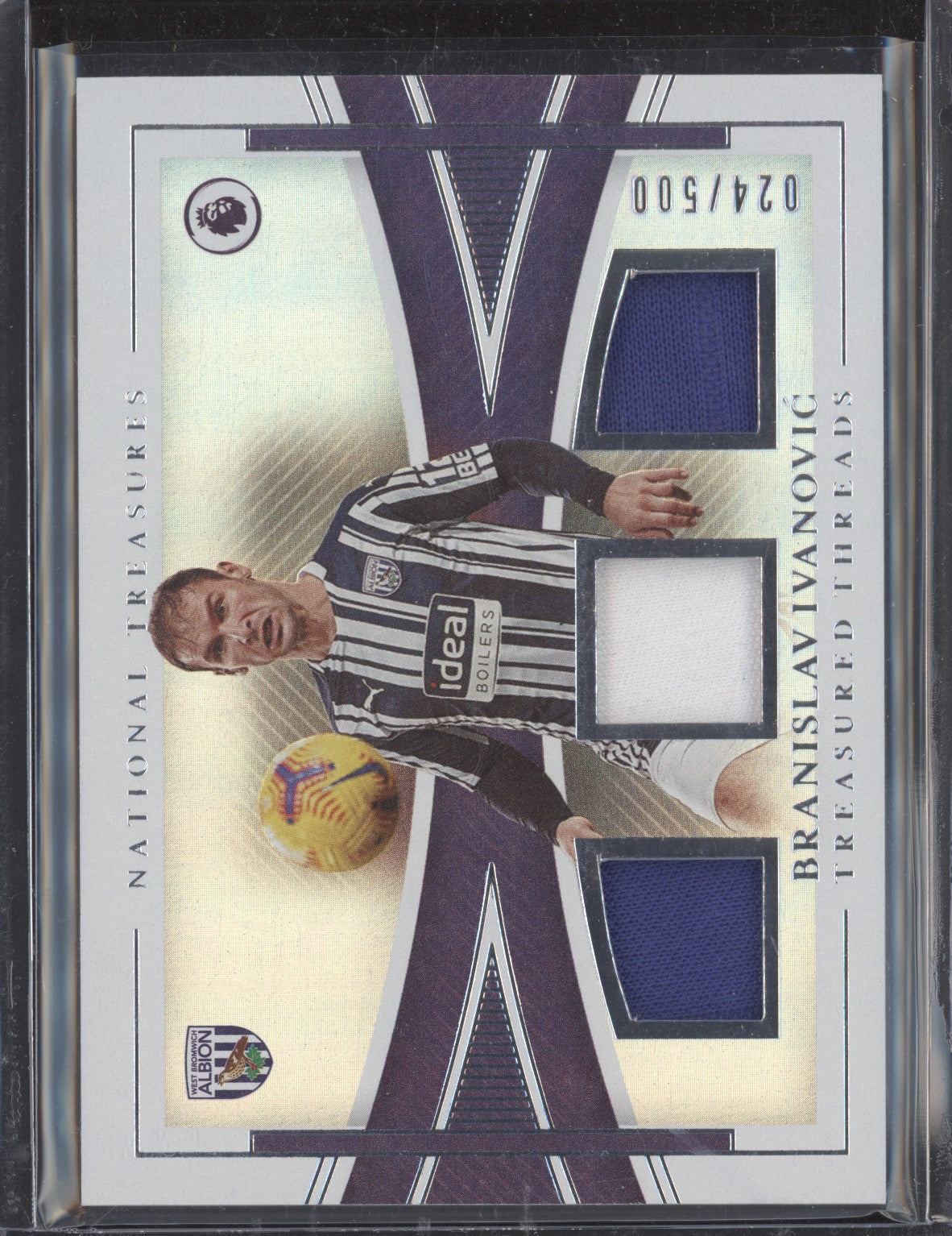 Branislav Ivanovic 2020-21 Panini Chronicles Soccer TT-BI Treasured Threads 24/500