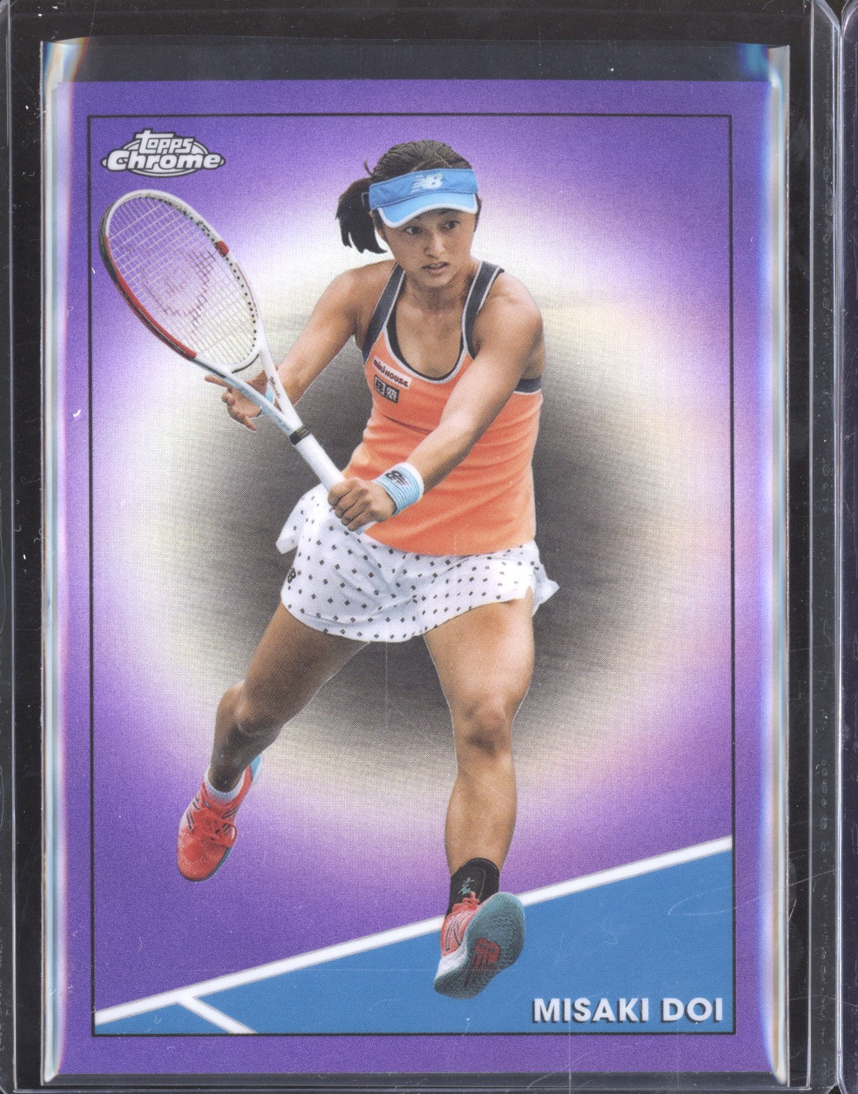 Misaki Doi 2021 Topps Chrome Tennis 19 Purple 104/199