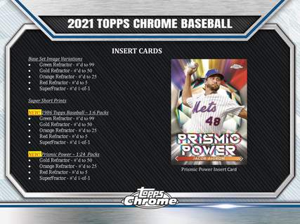 2021 Topps Chrome Baseball HTA Hobby Box