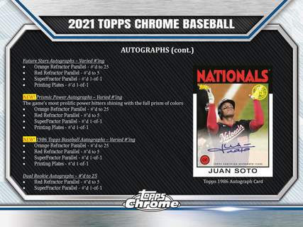 2021 Topps Chrome Baseball HTA Hobby Box