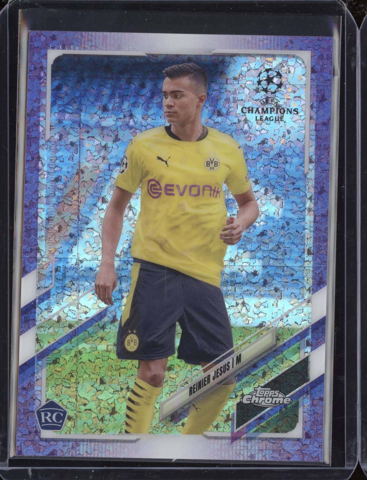 Reinier Jesus 2020 Topps Chrome UEFA Purple Mini Diamond RC 41/250