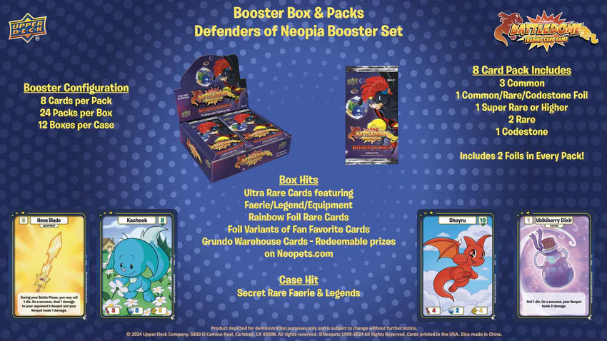 neopets booster box Neopets Battledome TCG: Defenders of Neopia Booster Box