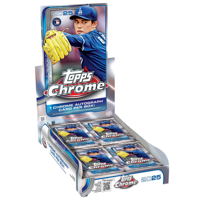 2025 Topps Chrome Baseball Hobby Box