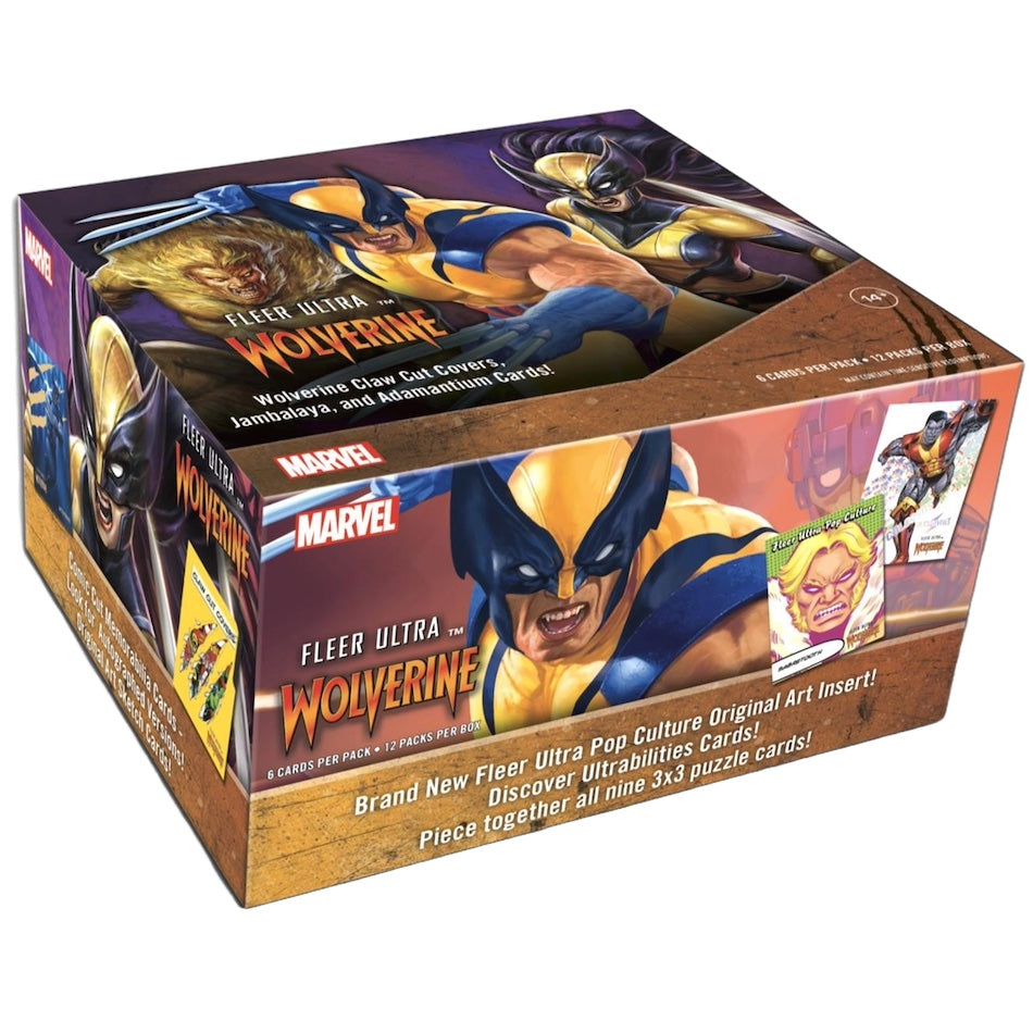 2023 Upper Deck Marvel Fleer Ultra Wolverine Hobby Box