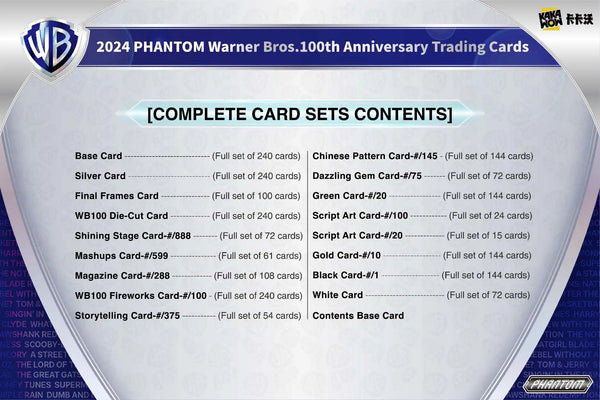 2024 KAKAWOW PHANTOM Warner Brothers 100th Anniversary Hobby Box