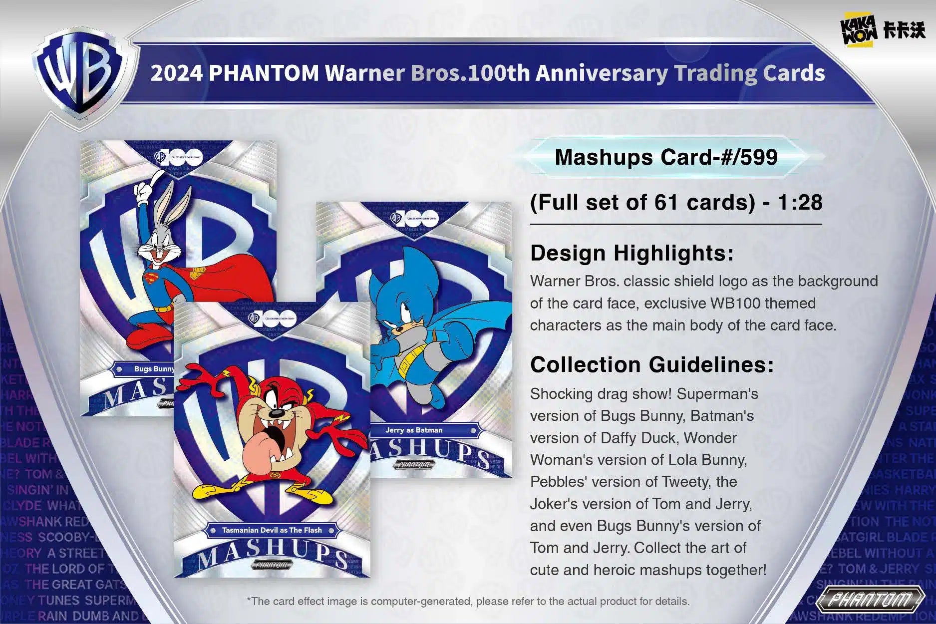 2024 KAKAWOW PHANTOM Warner Brothers 100th Anniversary Hobby Box