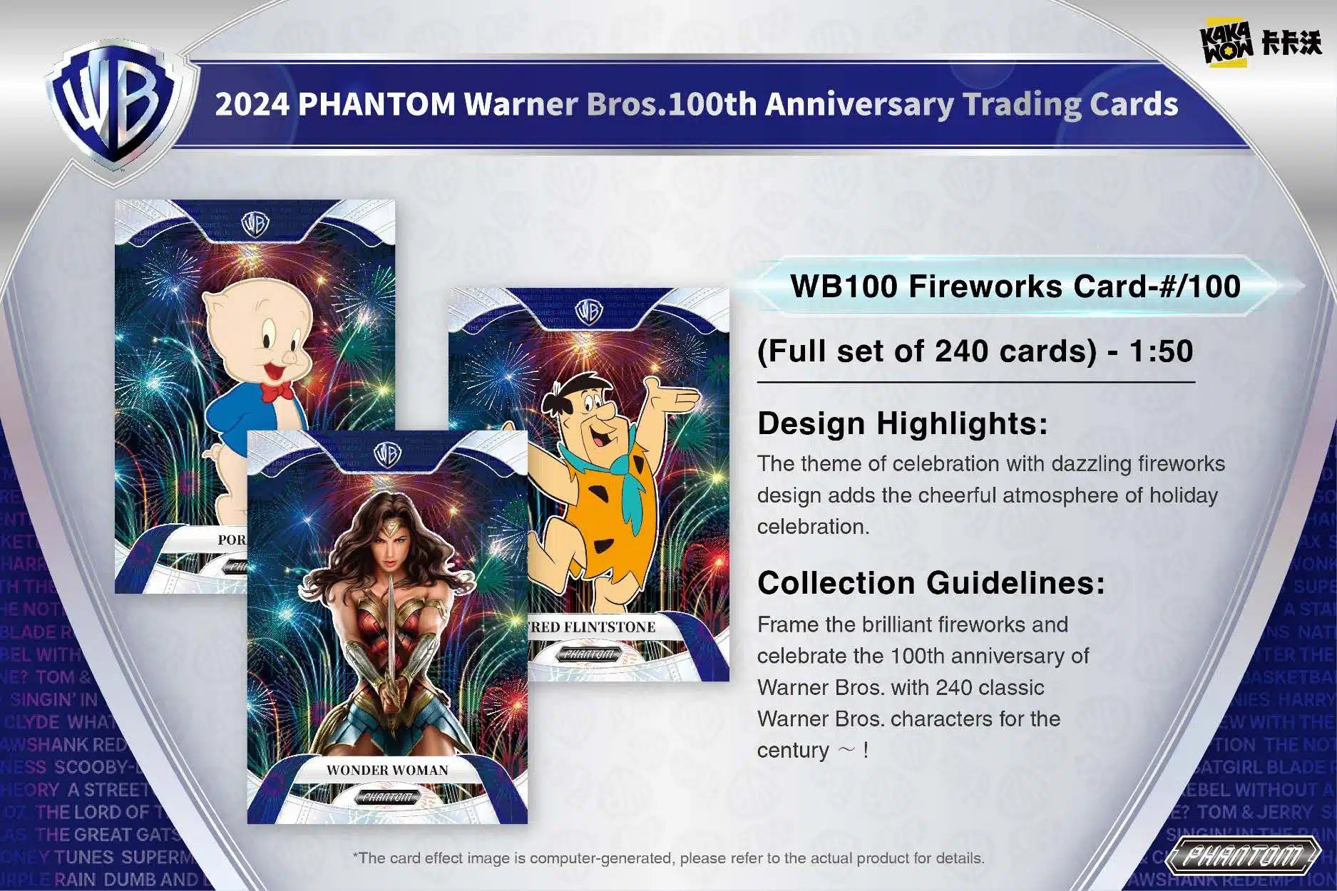 2024 KAKAWOW PHANTOM Warner Brothers 100th Anniversary Hobby Box