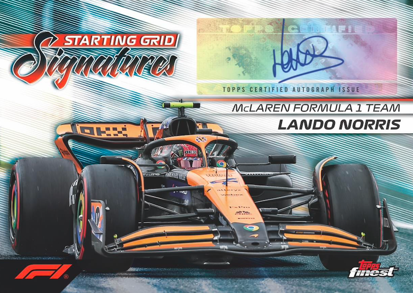 2024 Topps Finest Formula 1 Racing Hobby Box