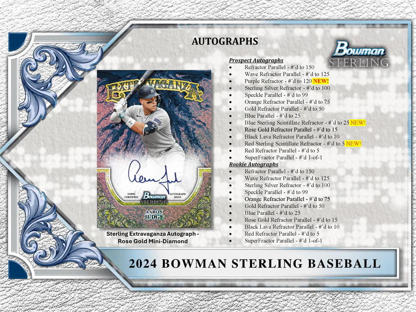 2024 Bowman Sterling Baseball Hobby Box