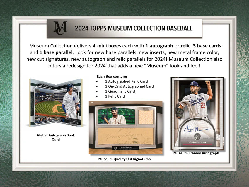 2024 Topps Museum Collection Hobby Box