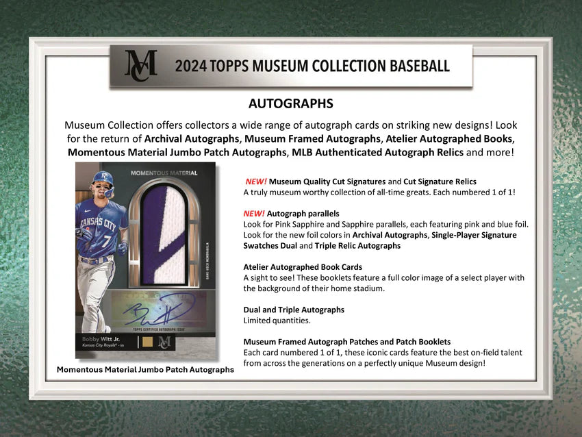 2024 Topps Museum Collection Hobby Box