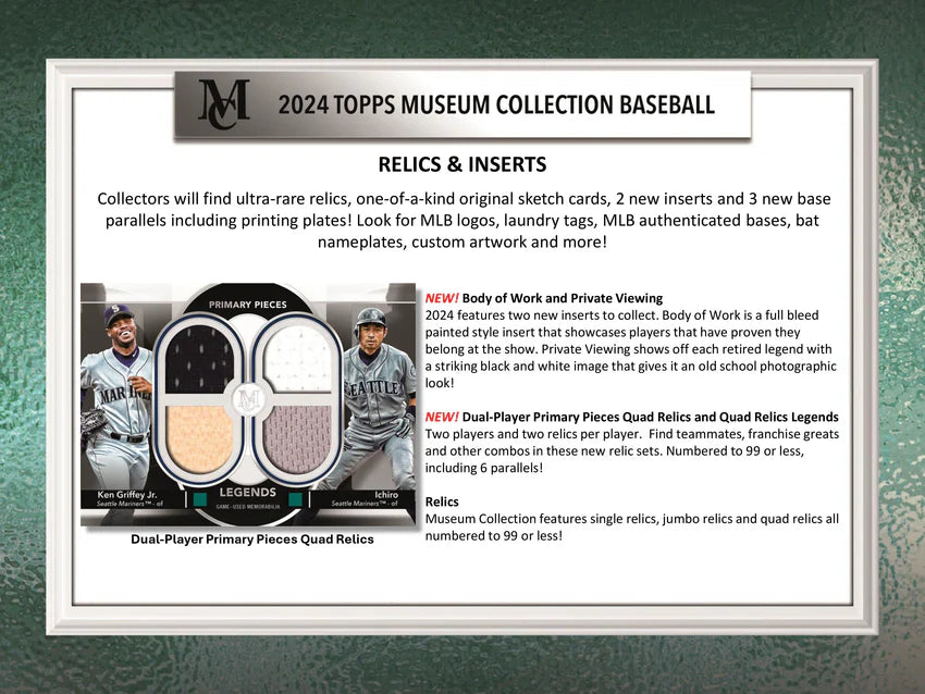 2024 Topps Museum Collection Hobby Box