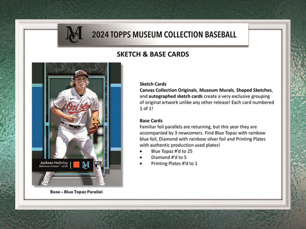 2024 Topps Museum Collection Hobby Box (Pre-Order)