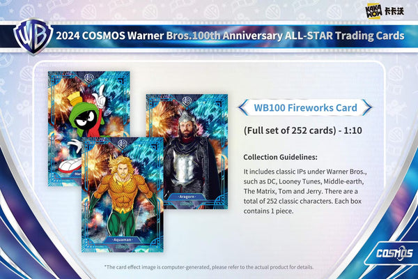 Kakawow Cosmos Warner Brothers 100th Anniversary Trading Cards Hobby Box