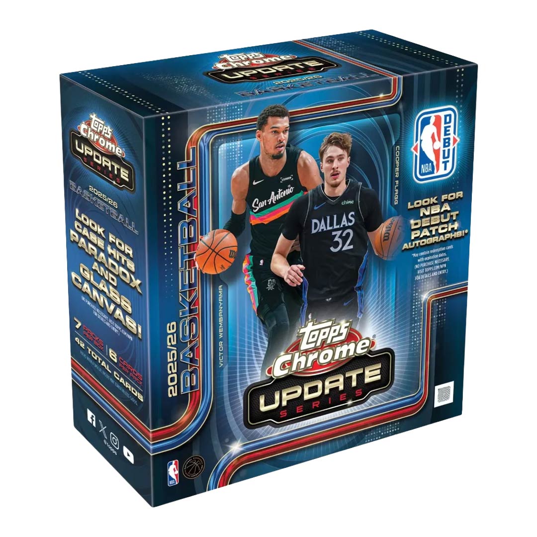 2025-26 Topps Chrome Update Series Basketball Mega Box