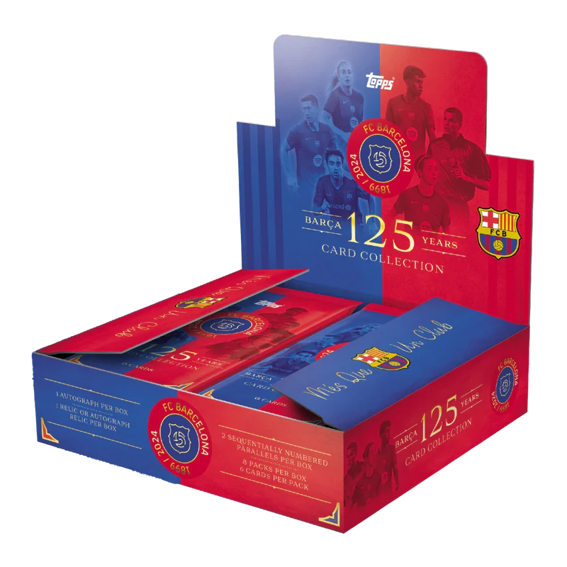 2024/25 Topps FC Barcelona 125 Years Anniversary Hobby Box