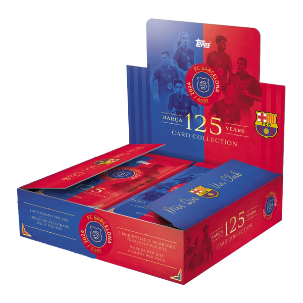 2024/25 Topps FC Barcelona 125 Years Anniversary Hobby Box