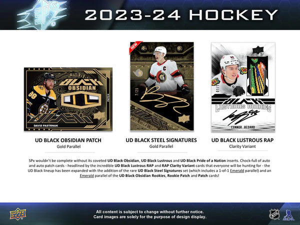 2023-24 Upper Deck SPX Hockey Hobby Box