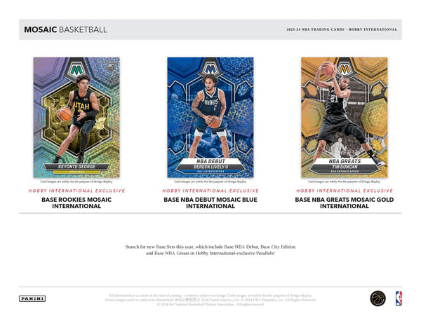 2023-24 Panini Mosaic Hobby International Basketball Box