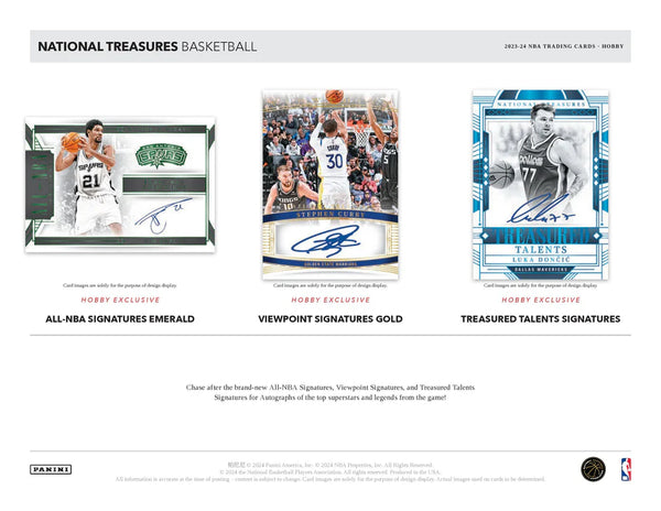 2023-24 Panini National Treasures Basketball Hobby Box