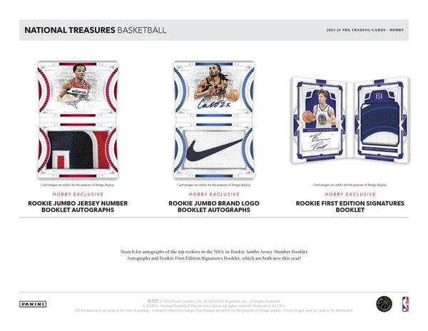 2023-24 Panini National Treasures Basketball Hobby Box