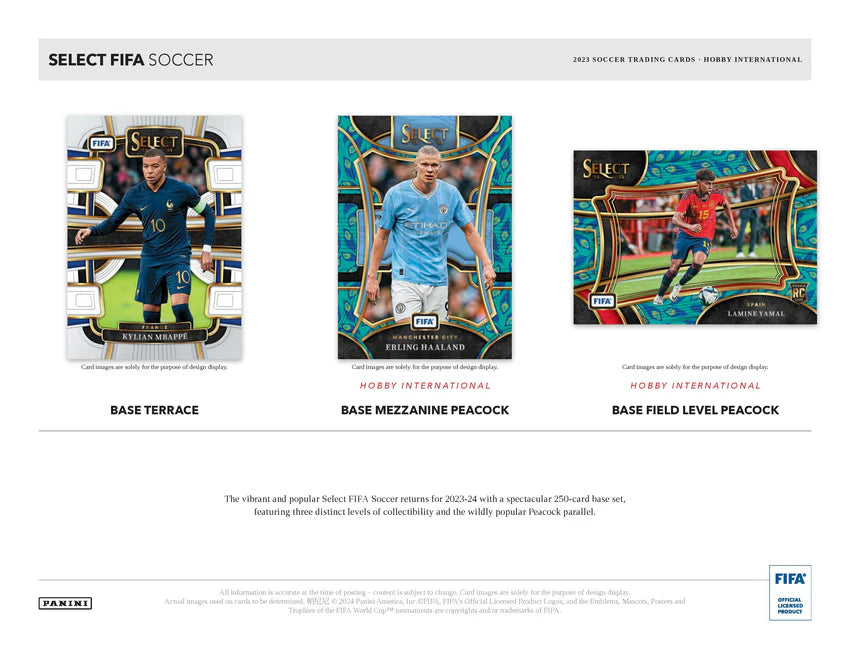 2023-24 Panini Select FIFA Soccer International Hobby Pack