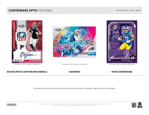 2023 Panini Contenders Optic Football Hobby Box