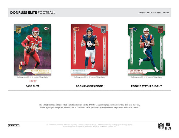 2024 Panini Donruss Elite Football Hobby Box