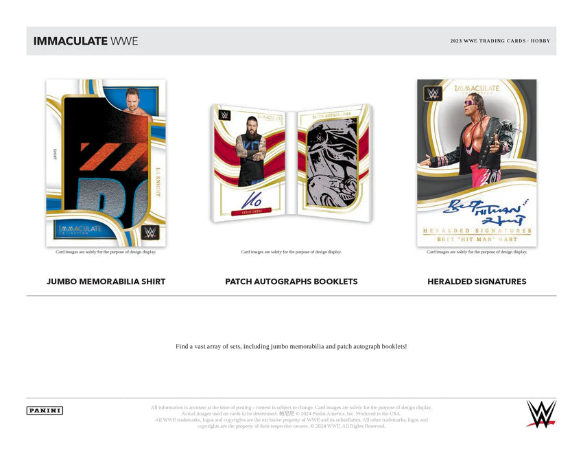 2023 Panini Immaculate WWE Hobby Box