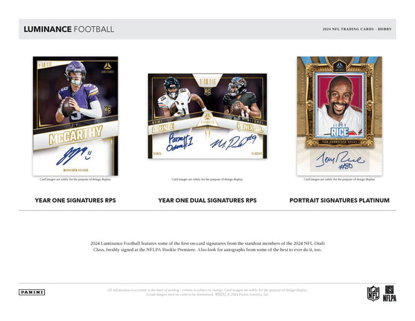 2024 Panini Luminance Football Hobby Box