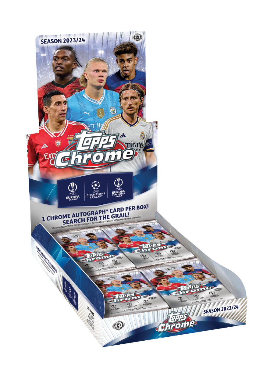 2023-24 Topps Chrome UEFA Soccer Hobby Pack