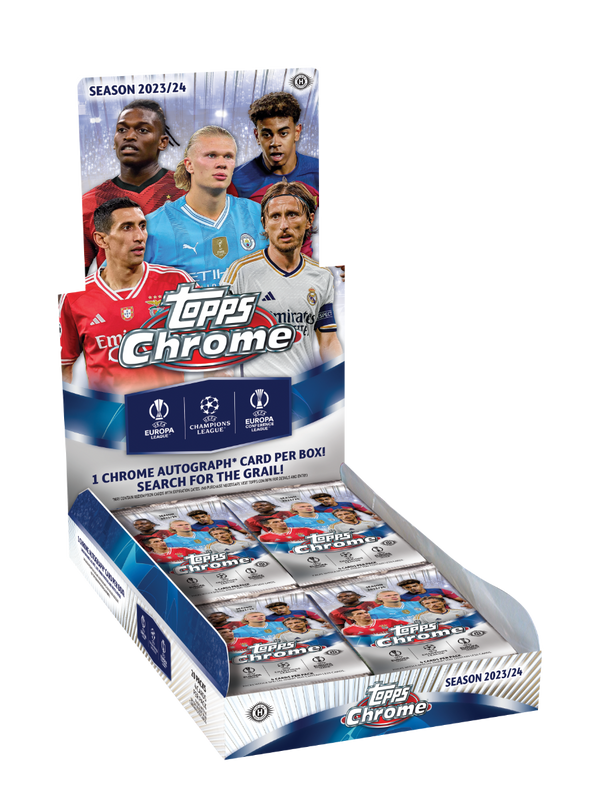 2023-24 Topps Chrome UEFA Soccer Hobby Box