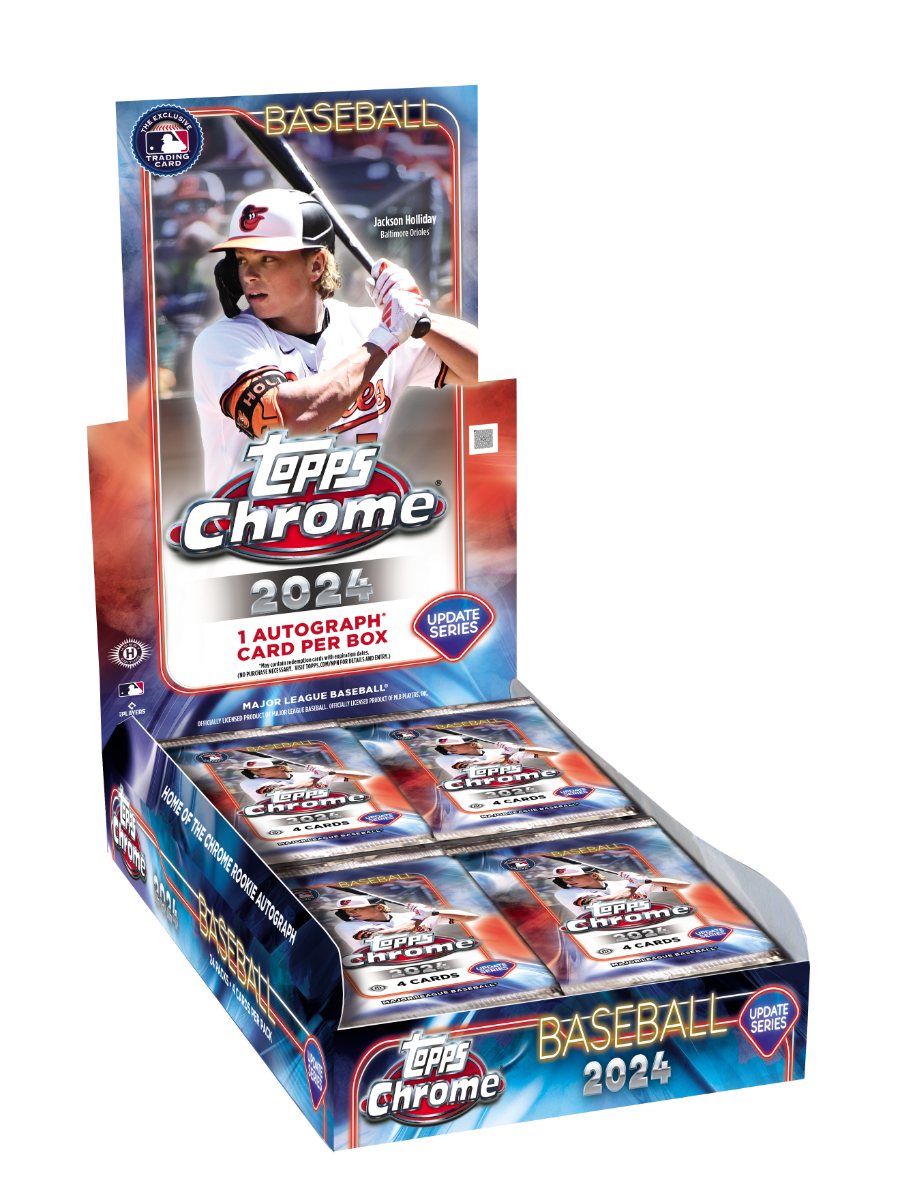 2024 Topps Chrome Update Series Baseball Hobby Box (Pre-Order)