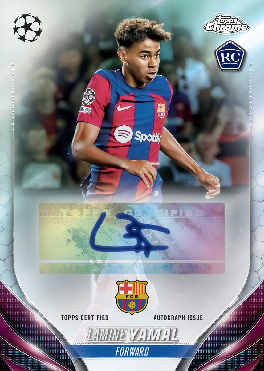 2023-24 Topps Chrome UEFA Soccer Hobby Pack