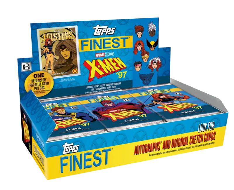 2025 Topps Finest X-Men '97 Hobby Box