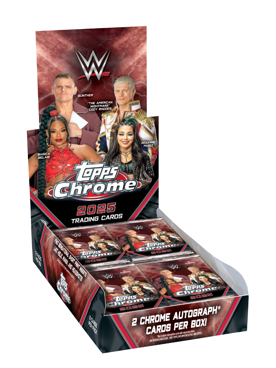 2025 Topps Chrome WWE Hobby Box