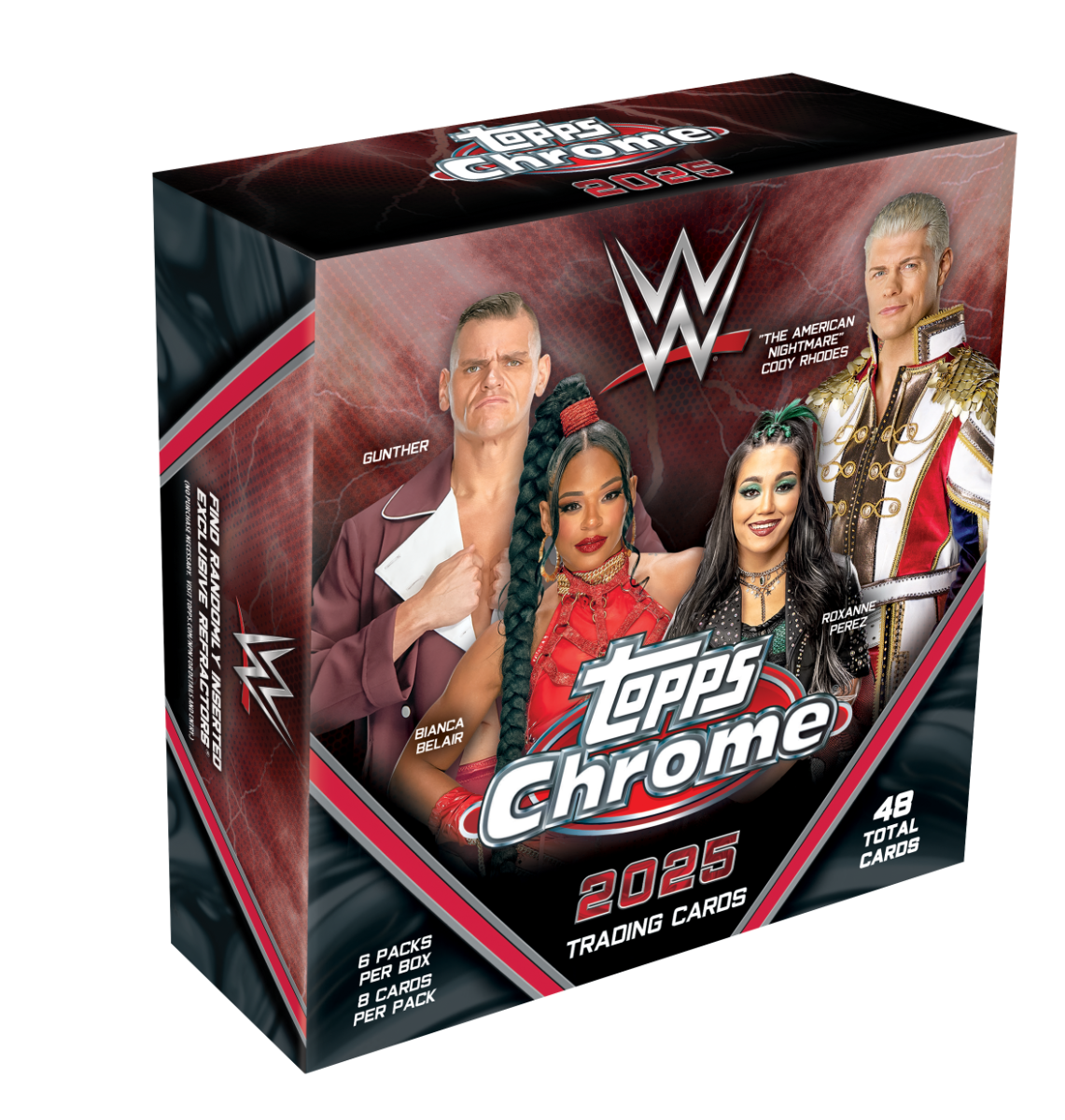 2025 Topps Chrome WWE Mega Box